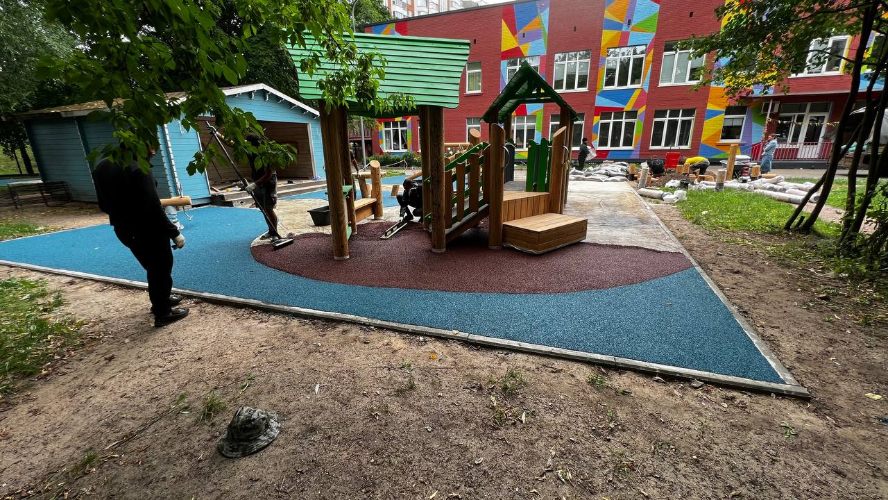 Оборудование детских площадок в ДОУ, детских садах — требования, виды, особенности