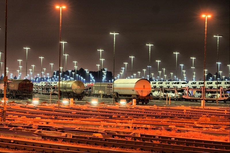 Услуги освещения железнодорожных платформ